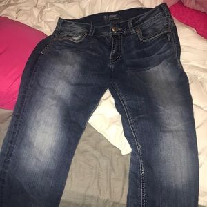 EUC Silver jeans